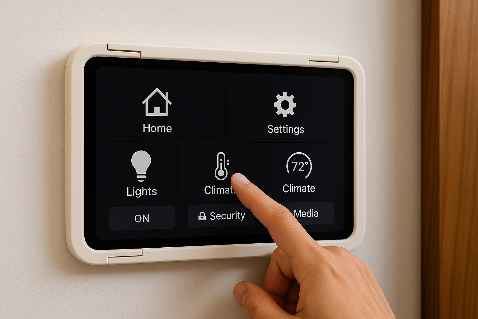 Revi — Wall-Mounted Tablet Housing for Smart Automation
