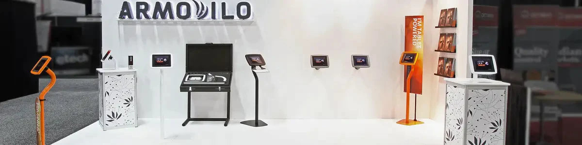Armodilo displays at a trade show