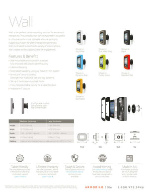 Armodilo Wall iPad & Tablet Kiosk Mount