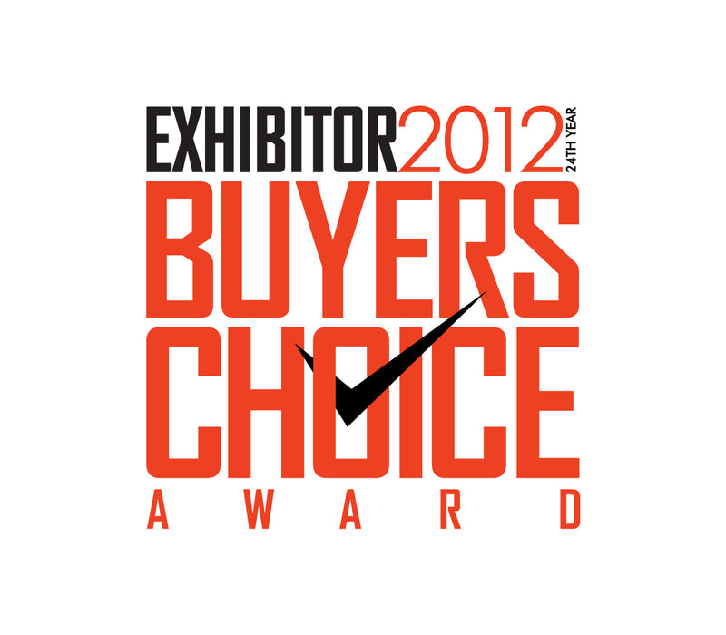 EXHIBITOR 2012 Buyers' Choice Award logo