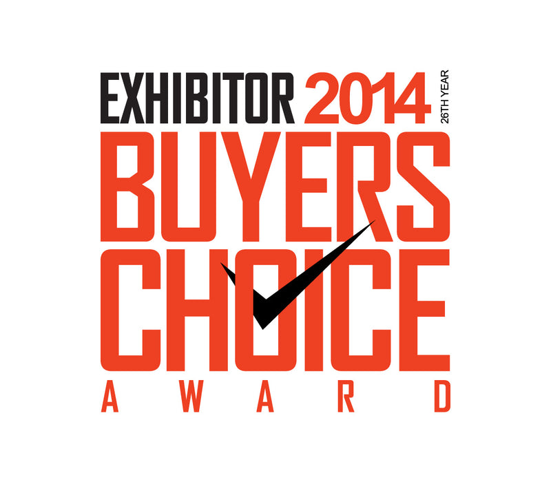 EXHIBITOR 2014 Buyers' Choice Award logo
