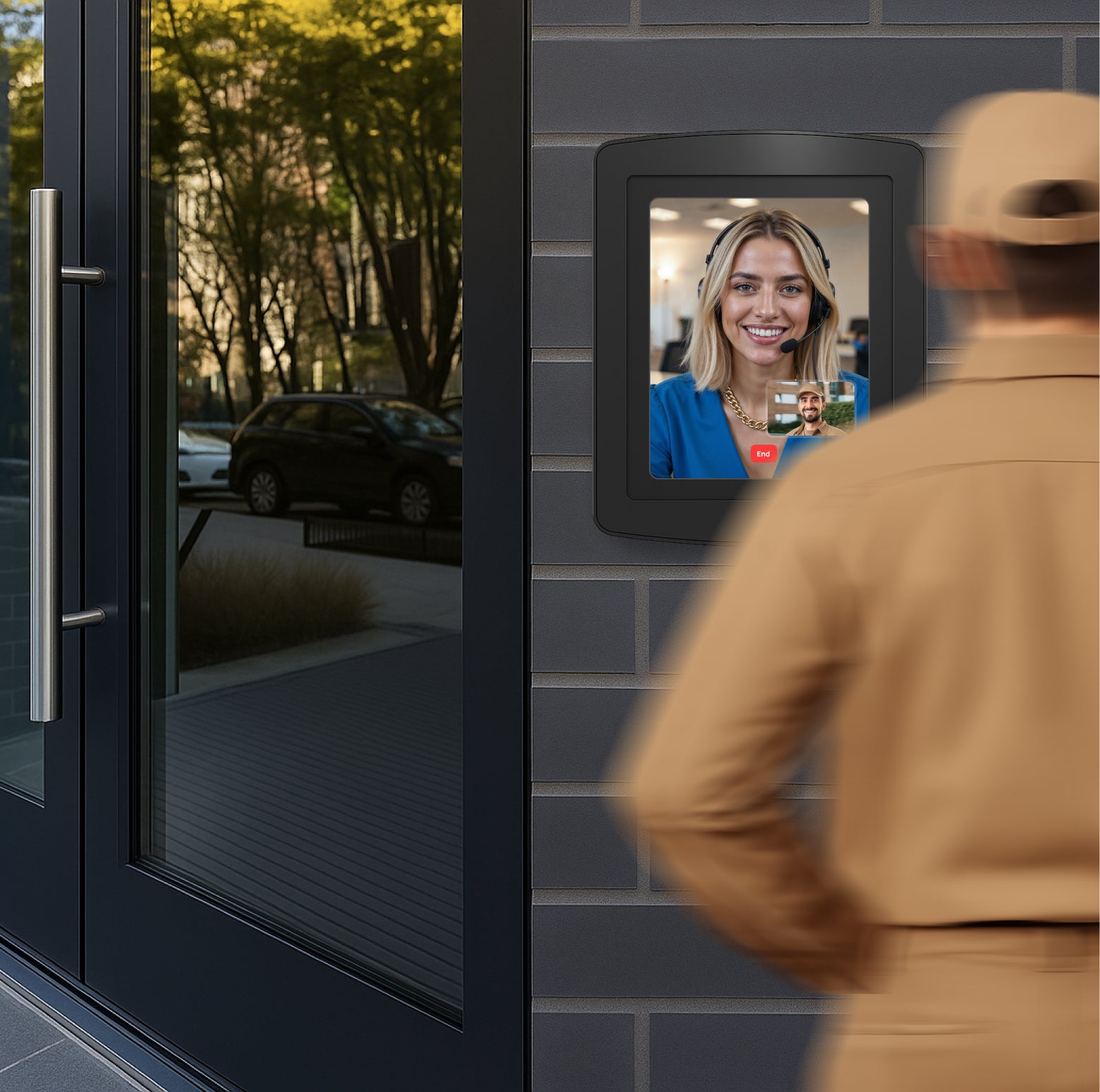 Virtual Front Desk Outdoor Wall Mount Bundle – Samsung Tab Active5